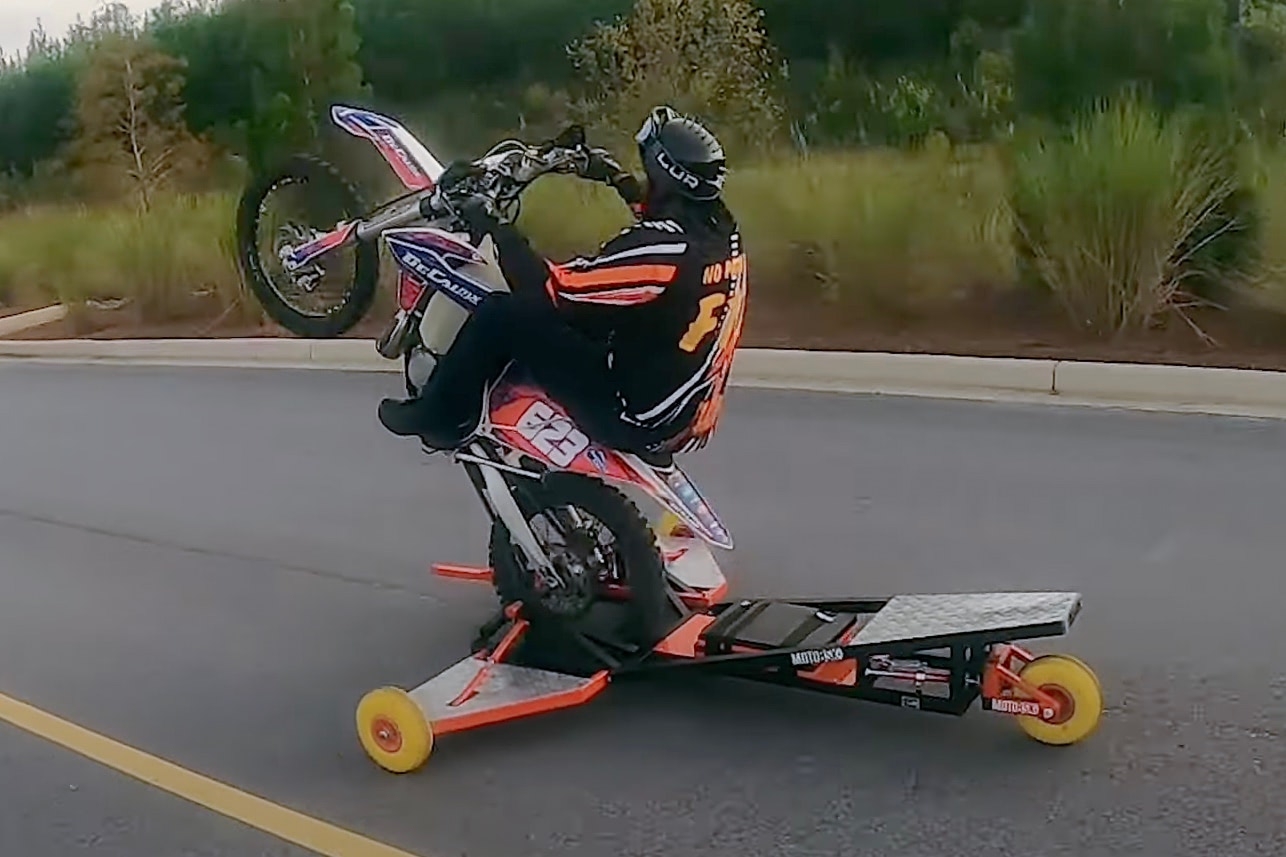 EPIC LOT DAY‼️He Learned to WHEELIE w/ WHEELIE MACHINE😱& CIRCLE WHEELIES‼️ (KTM 300, YZ450F, CRF150)